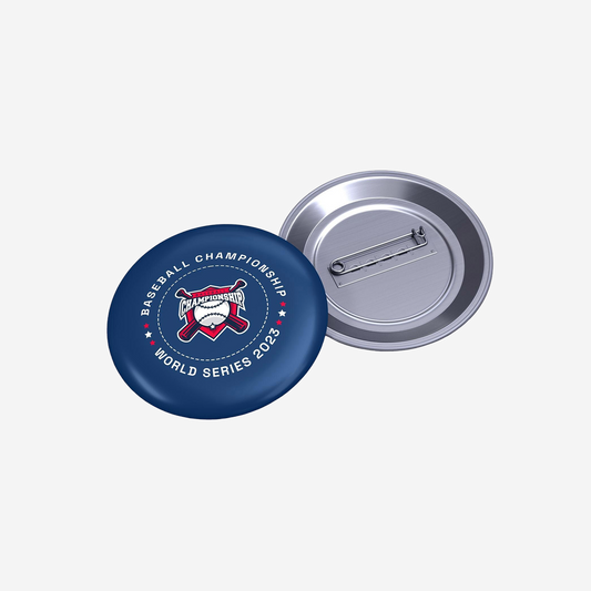 Custom printed badge